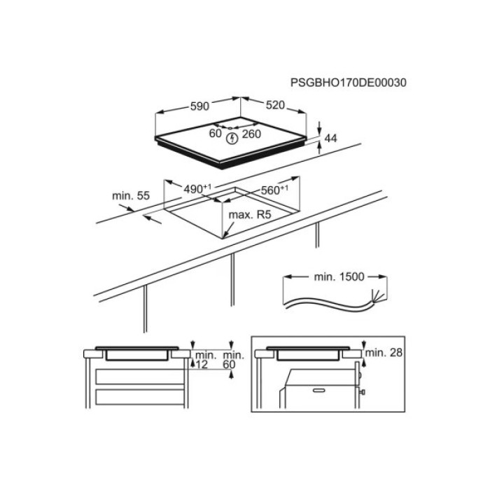 Варочна поверхня Electrolux CIR60430CB
