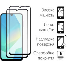 Чохол до мобільного телефона Dengos Samsung Galaxy A16 Matte + glass 2pcs (Blue) (DG-CTG2P-03)