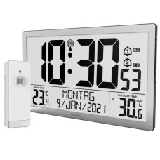 Настінний годинник Technoline WS8113 Silver (DAS302461)