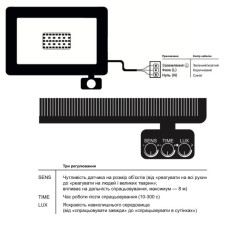 Прожектор EVROLIGHT FM-01D-50 50W 6400К