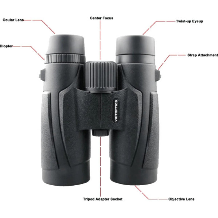 Бінокль Vector Optics Victoptics 8x42 Roof (BOSL01)