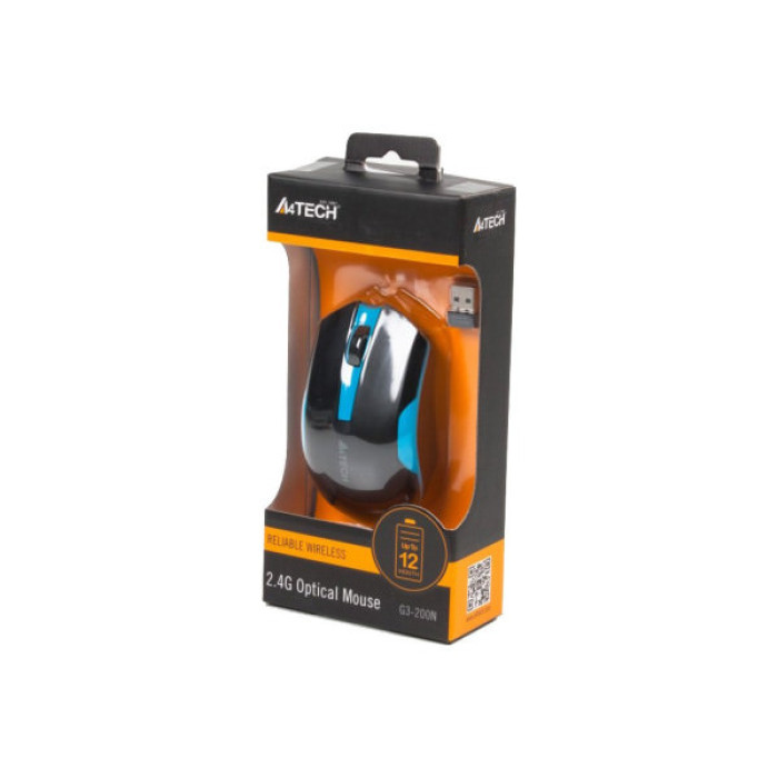 Мишка A4Tech G3-200N Black+Blue (4711421929448)