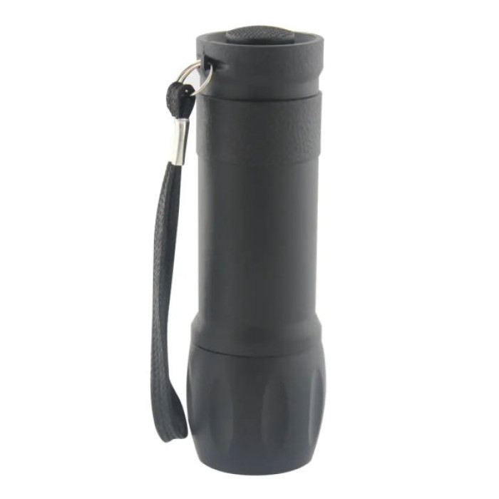 Ліхтар Quantum Smile black 3W COB 3xAAA 1шт/уп (QM-FL1046)