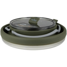 Чайник туристичний Tribe Collapsible Kettle 1,5 л силіконовий olive (T-FF-0026-olive)