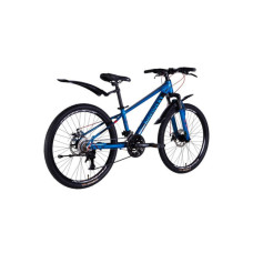Велосипед Discovery 24" QUBE DD рама-11,5" AL 2025 синьо-чорний (OPS-DIS-24-337)