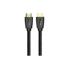 Кабель мультимедійний HDMI M to HDMI M 1.0m nylon braid black Ugreen (40408)