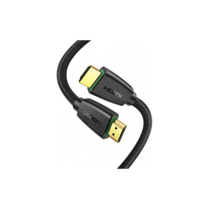 Кабель мультимедійний HDMI M to HDMI M 1.0m nylon braid black Ugreen (40408)