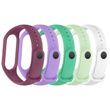 Ремінець до фітнес браслета Armorstandart комплект 5шт Xiaomi Mi Band 7/6/5 New Style Floral (ARM75059)
