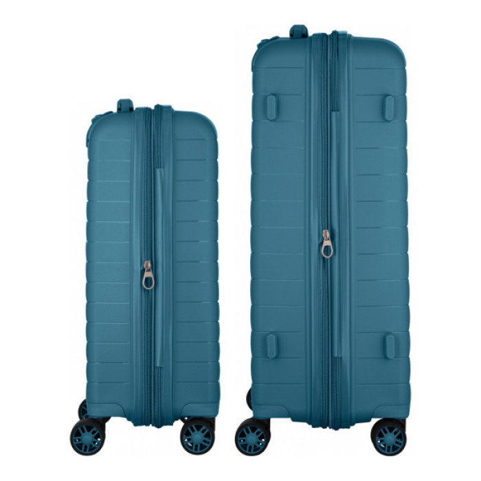 Набір валіз 2E Aero (M+S), сині (2E-SPP-AERO-SET2-TB)
