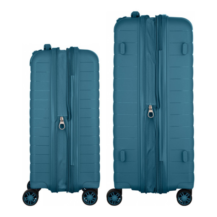 Набір валіз 2E Aero (M+S), сині (2E-SPP-AERO-SET2-TB)