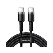 Дата кабель USB-C to USB-C 2.0m 100W 5A black-grey Baseus (CATKLF-ALG1)