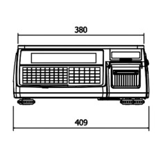 Ваги торгівельні CAS CL-5200-B без стойки (CL-5200-B)