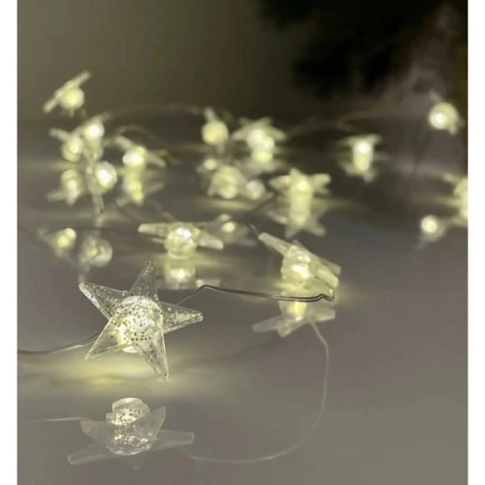 Гірлянда Chomik Зірки 2.2 м 20 LED Теплий білий (5900779854185)