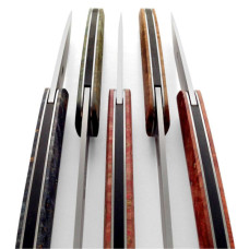 Ніж Maserin Gourmet, дамаск, fat carbon, чорний (380/DN)