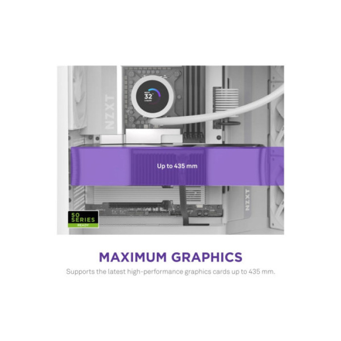 Корпус NZXT H9 Flow Dual-Chamber All White (CM-H92FW-01)