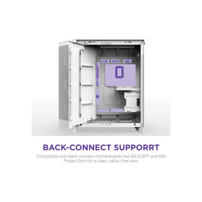 Корпус NZXT H9 Flow Dual-Chamber All White (CM-H92FW-01)
