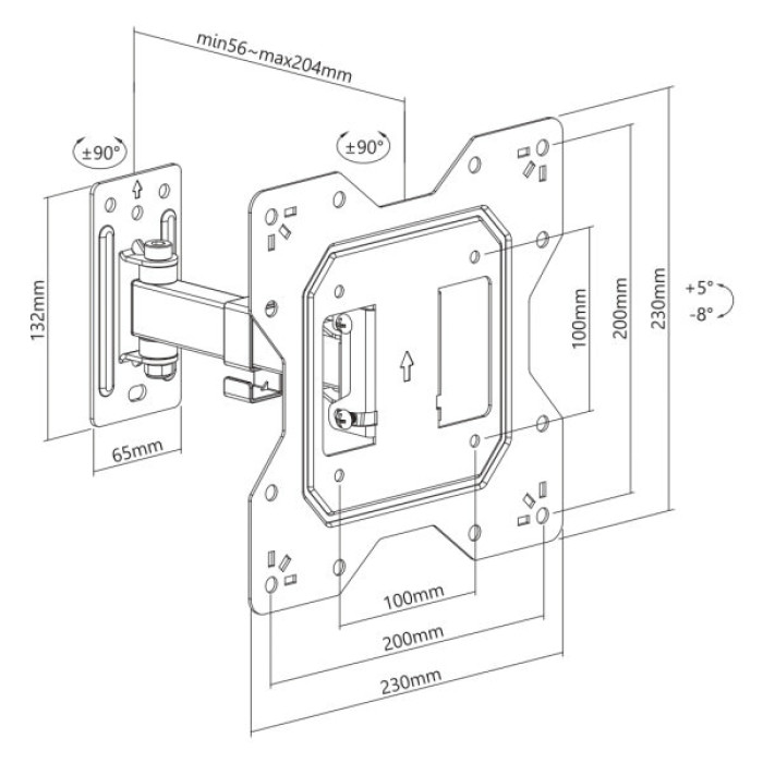 Кронштейн ITech LCD522B