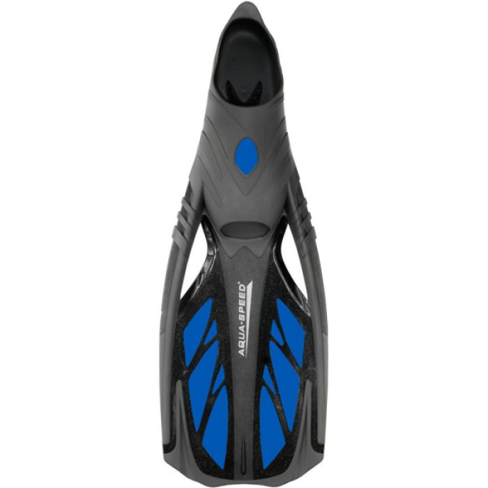 Ласти Aqua Speed Inox 553-11 5112 синій, чорний, сірий 36-37 (5908217651129)