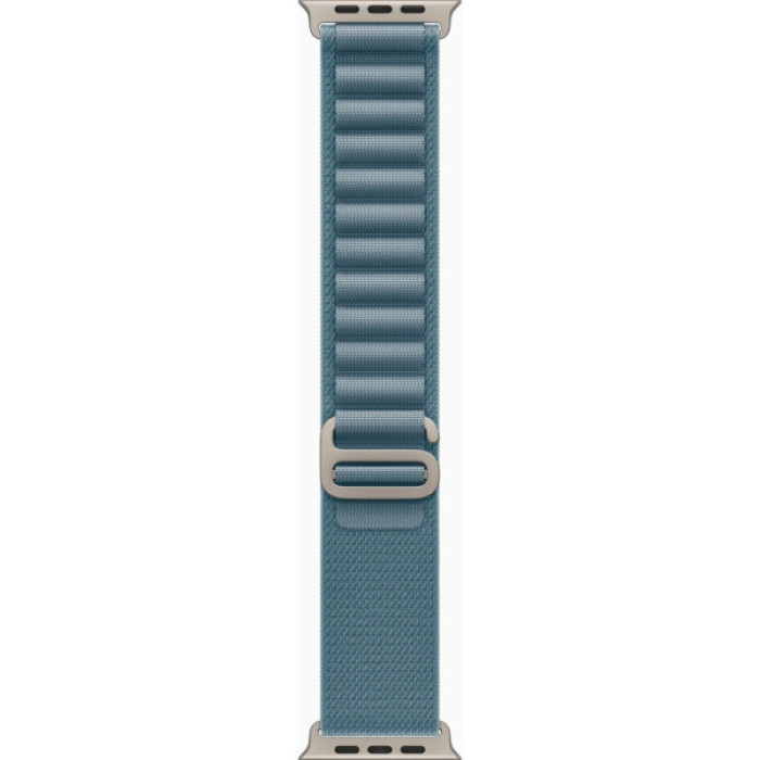Смарт-годинник Apple Watch Ultra 3 GPS + Cellular 49mm Natural Titanium Case with Light Blue Alpine Loop - Medium (MEWM4QP/A)