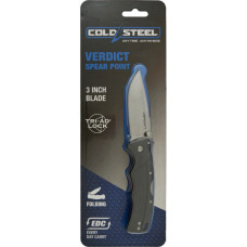 Ніж Cold Steel Verdict Spear Point Black (блістер) (CS-FL-C3SPSSZ)