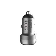 Зарядний пристрій ColorWay USB-C PD35W + USB QC3.0 car adapter (CW-CHA066PD-GR)