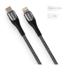 Дата кабель USB-C to Lightning 1.0m ColorWay (CW-CBPDCL033-GR)