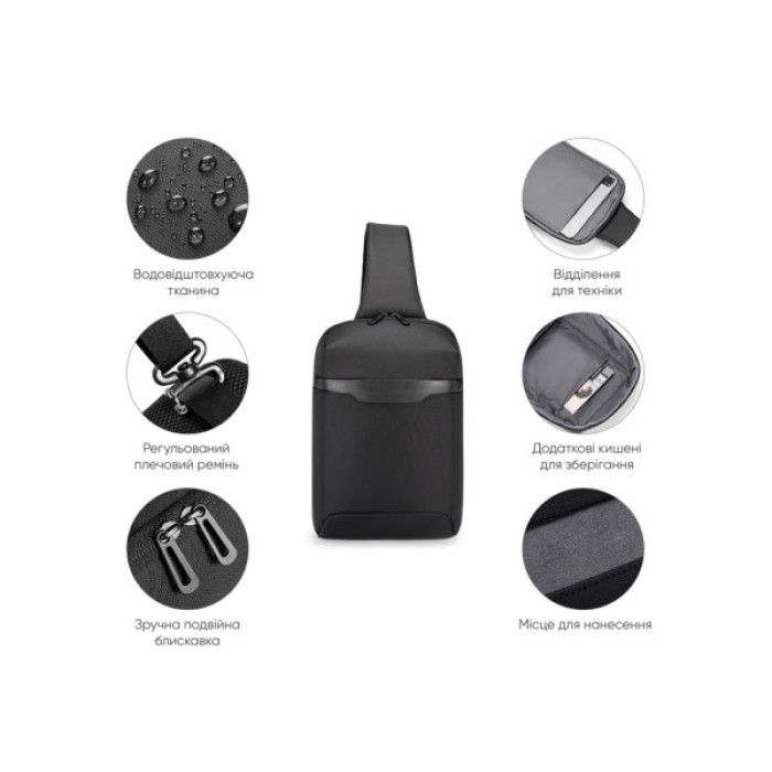 Рюкзак для ноутбука Porto 10" RNC-4045 Black (RNC-4045BK)