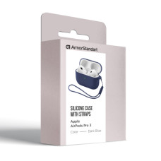 Чохол для навушників Armorstandart Silicone Case для Apple Airpods Pro 3 Dark Blue (ARM88292)