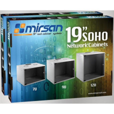 Шафа настінна Mirsan SOHO 9U 19" 535x300, RAL 7035 (MR.SOH09U30DE.02)