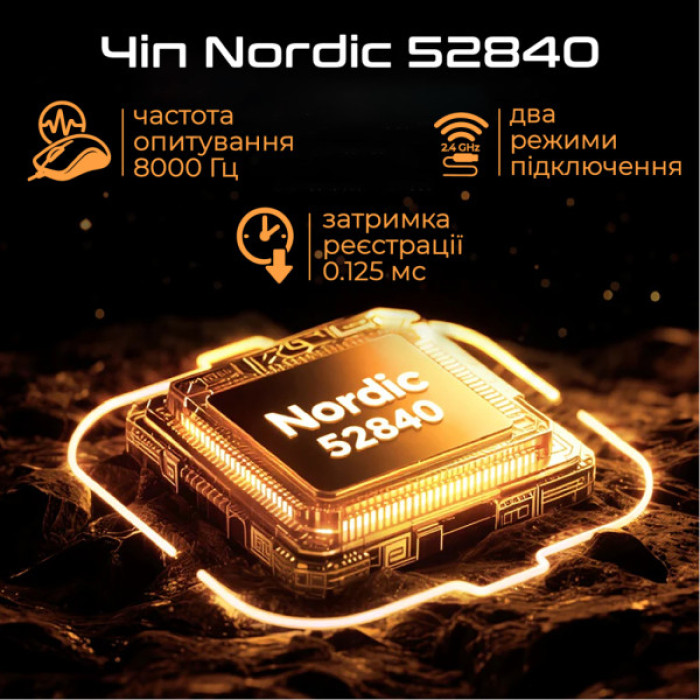 Мишка RAWM ER21Pro Wireless Orange (ER21PRO.orange)