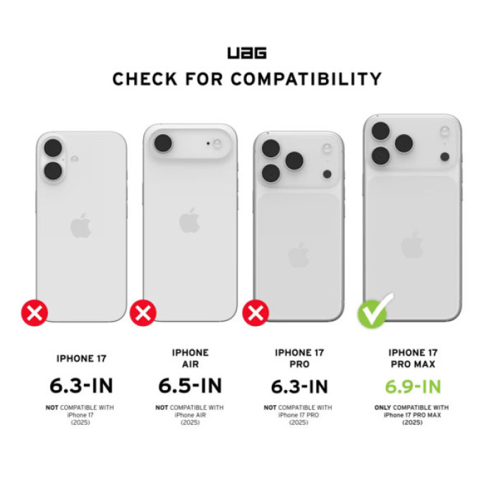 Чохол до мобільного телефона UAG Pathfinder MagSafe iPhone 17 Pro Max Orange (114549119797)