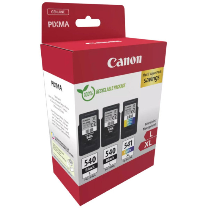 Картридж Canon PG-540 Multipack PG-540L*2/CL-541XL 2xBK, Color (5224B017)