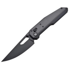 Ніж Hightron Sharplyn, 14C28N, G10 + CF, чорний, чорний клинок (HK01BLK)