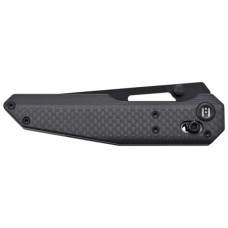 Ніж Hightron Sharplyn, 14C28N, G10 + CF, чорний, чорний клинок (HK01BLK)