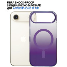 Чохол до мобільного телефона BeCover FIBRA Shock-Proof MagSafe Apple iPhone 17 Air Deep Purple (715453)