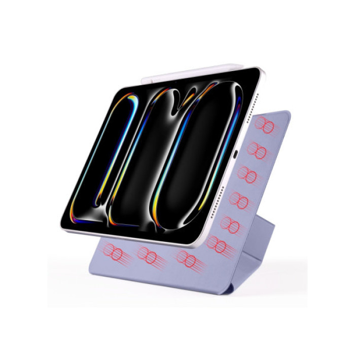 Чохол до планшета BeCover Ultra Slim Origami Magnetic Apple iPad Pro 11" M4 2024 Deep Purple (712963)