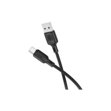 Дата кабель USB 2.0 AM to USB-C 2.0m silicone black BOROFONE (6941991115509)