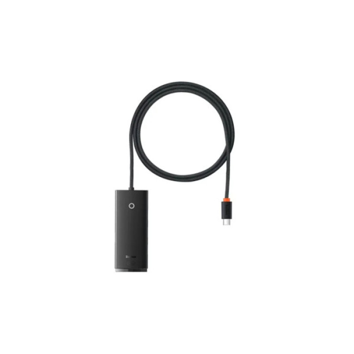Концентратор Baseus USB-C to 4xUSB 3.0 1.0m black (WKQX030401)