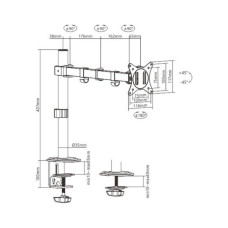 Кронштейн Gembird MA-D1-01