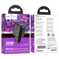 Зарядний пристрій HOCO CS22A Value USB-C PD30W Black (6942007609913)