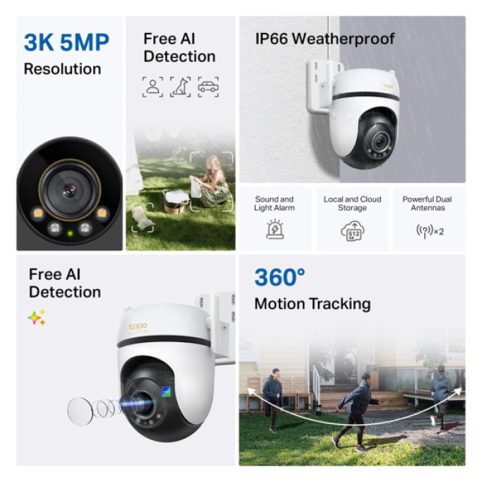 Камера відеоспостереження TP-Link TAPO-C530WS