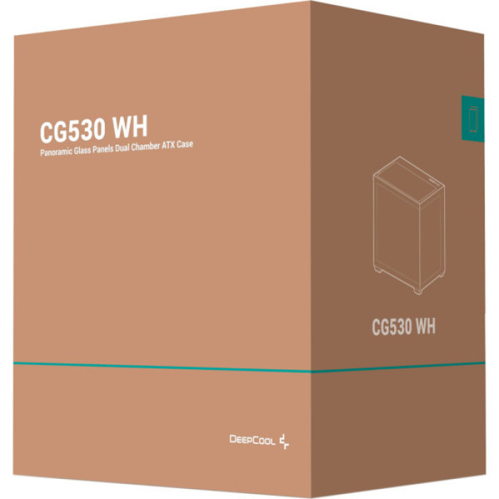 Корпус Deepcool CG530 White (R-CG530-WHNDA0-G-1)