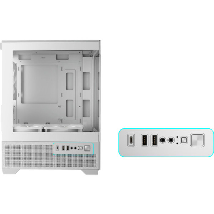 Корпус Gamdias AURA GC9M ELITE WH ARGB (4711514503142)