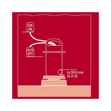 Дренажний насос Einhell GE-DP 900 Cut, 900Вт, 16000л/год (4181550)