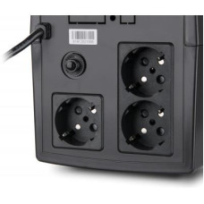 Пристрій безперебійного живлення Vinga LED 1500VA plastic case (VPE-1500P)