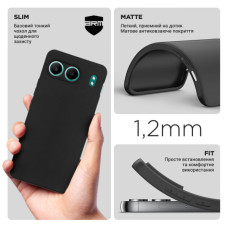 Чохол до мобільного телефона Armorstandart Matte Slim Fit OnePlus Nord 4 Camera cover Black (ARM88021)