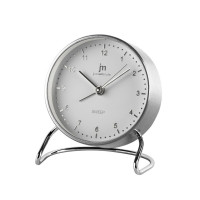 Настільний годинник Lowell будильник, сріблястий (JA7088S)