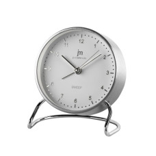 Настільний годинник Lowell будильник, сріблястий (JA7088S)