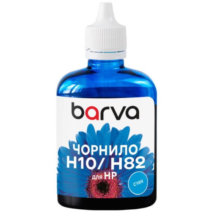Чорнило Barva HP 10/11/13/82/88 100ml cyan, water-soluble (H10-669)