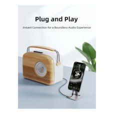 Кабель мультимедійний USB-C to 3.5mm M 1.0m Cabletime (CA915767)